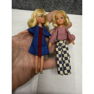 Vintage‎ miss matchbox dolls lot x2  lesney for restoration AS IS